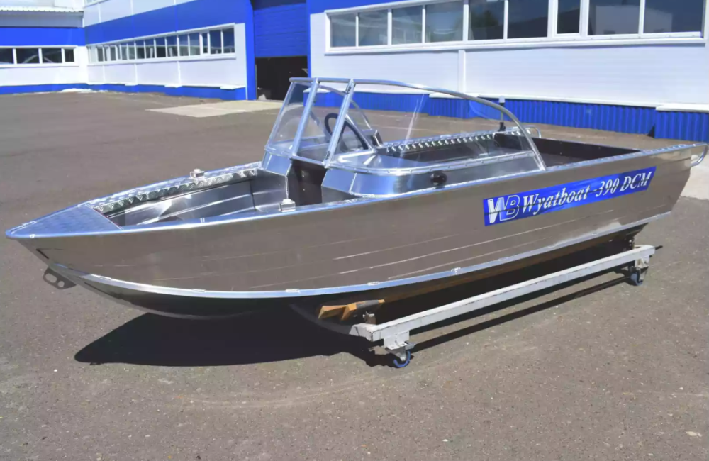 Алюминиевая лодка Wyatboat-390 DCM в Реутове