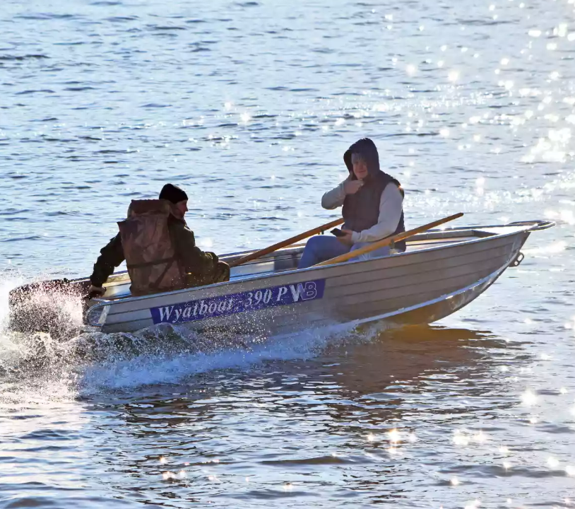 Алюминиевая лодка Wyatboat-390 P в Реутове