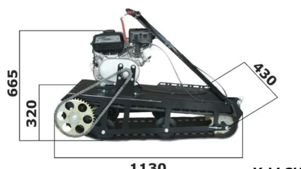 Мотобуксировщик XTREME-MOTORS "Конек-Горбунок" 6.5 л.с. в Реутове