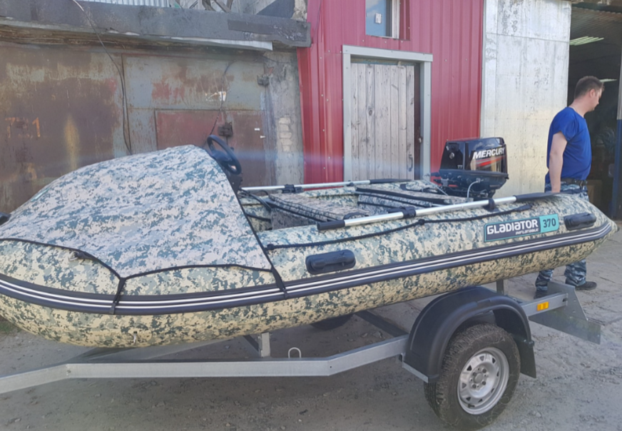НАДУВНАЯ ЛОДКА GLADIATOR C370AL в Реутове