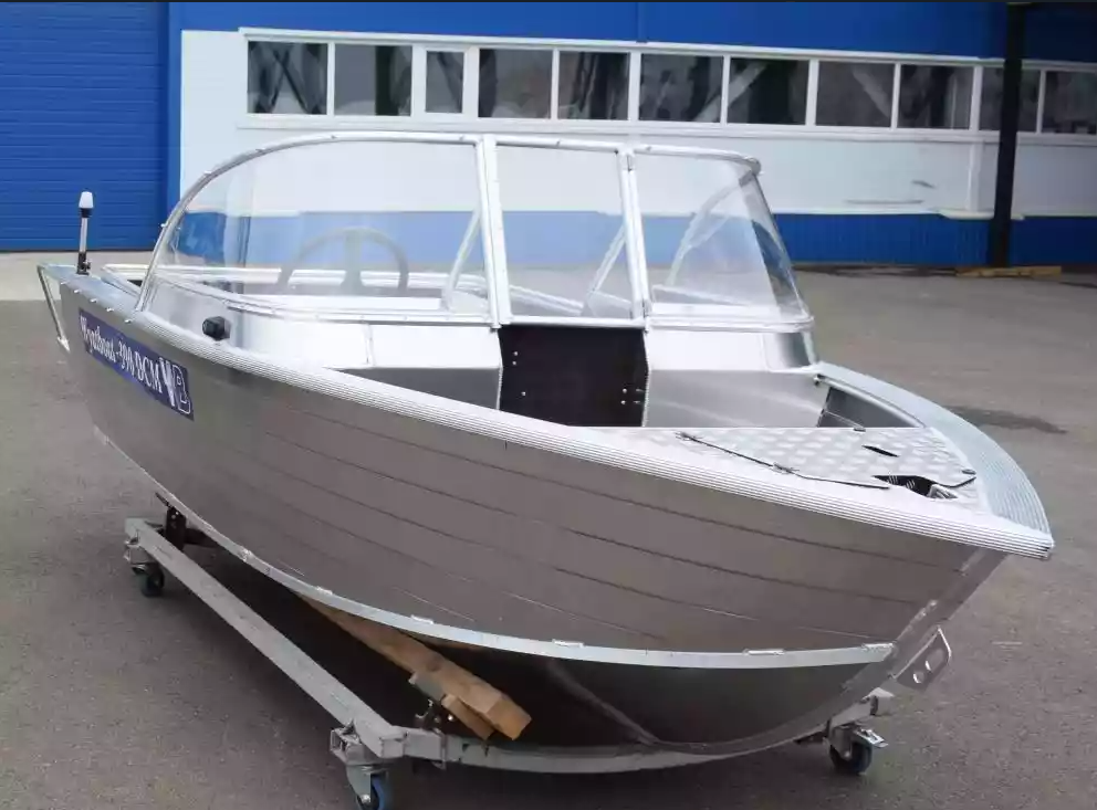 Алюминиевая лодка Wyatboat-390 DCM Увеличенный борт в Реутове