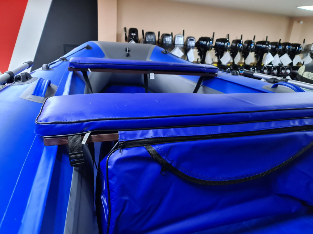 КОМПЛЕКТ МЯГКИХ НАКЛАДОК С СУМКОЙ ДЛЯ ЛОДОК 90Х20 СИНИЙ в Реутове