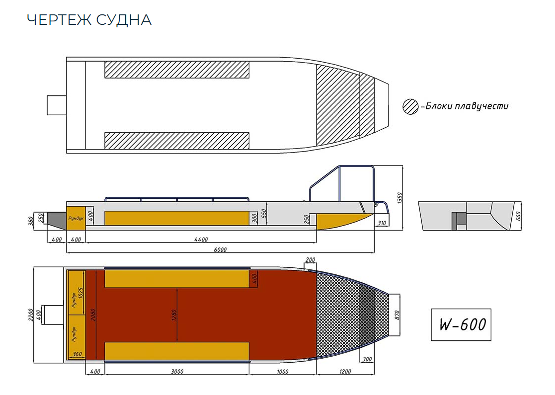 Алюминиевая лодка Wyatboat-600 в Реутове