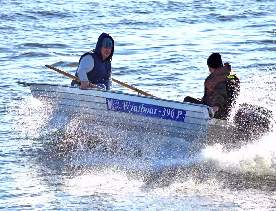 Алюминиевая лодка Wyatboat-390 P в Реутове