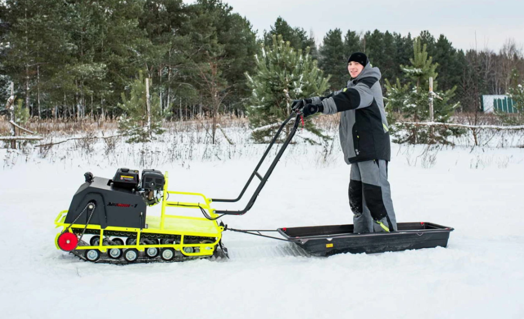Мотобуксировщик Бурлак ХОЗЯИН-1 (капот металл) в Реутове