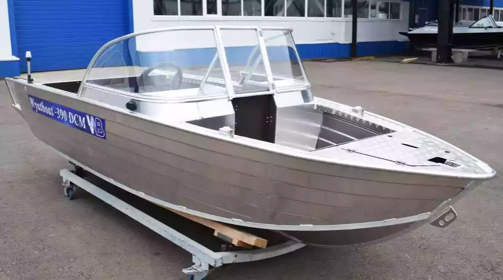 Алюминиевая лодка Wyatboat-390 DCM Увеличенный борт в Реутове