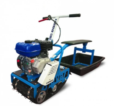 Мотобуксировщик НЕВА МС-1К с санями и сиденьем в Реутове