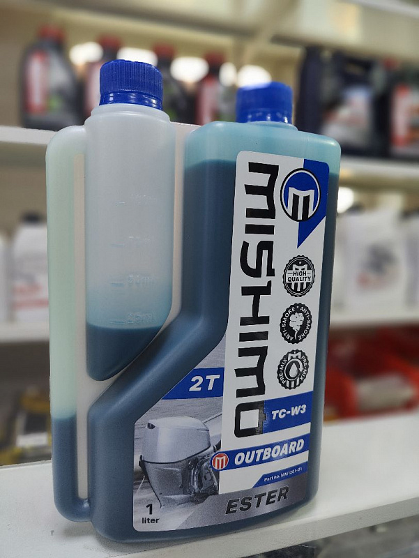 Масло MISHIMO 2T OUTBOARD (ESTER) полусинтетика 1 л в Реутове