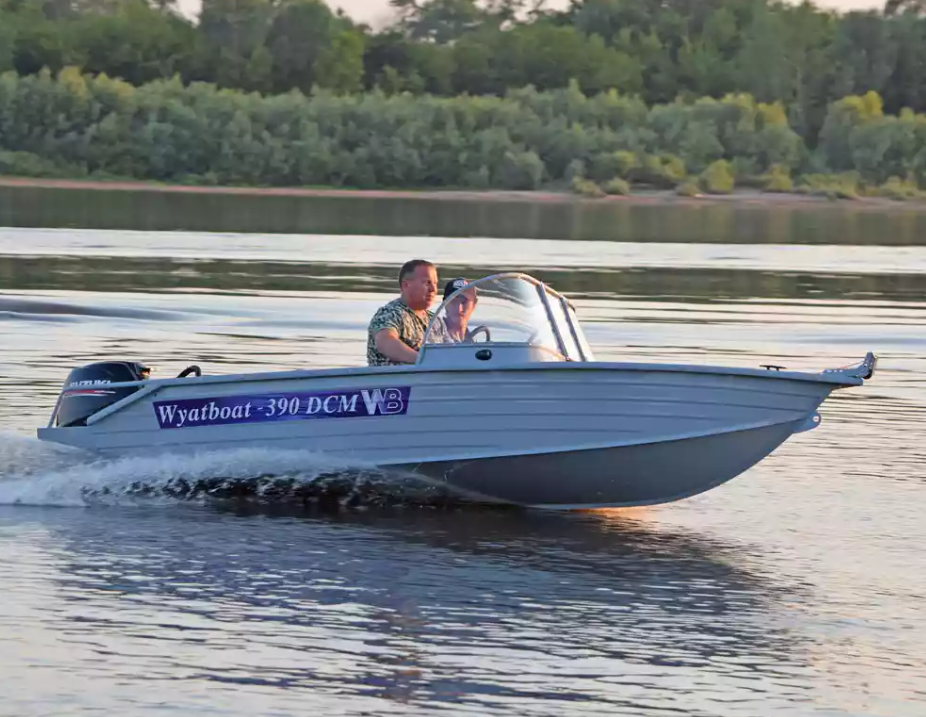 Алюминиевая лодка Wyatboat-390 DCM в Реутове