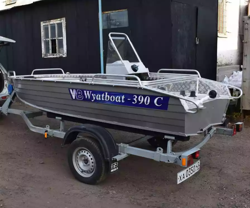 Алюминиевая лодка Wyatboat-390 C в Реутове