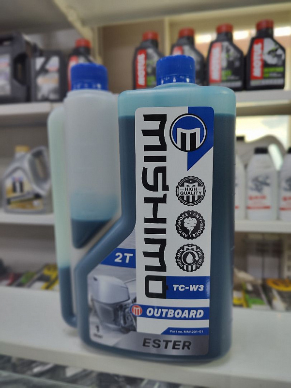 Масло MISHIMO 2T OUTBOARD (ESTER) полусинтетика 1 л в Реутове