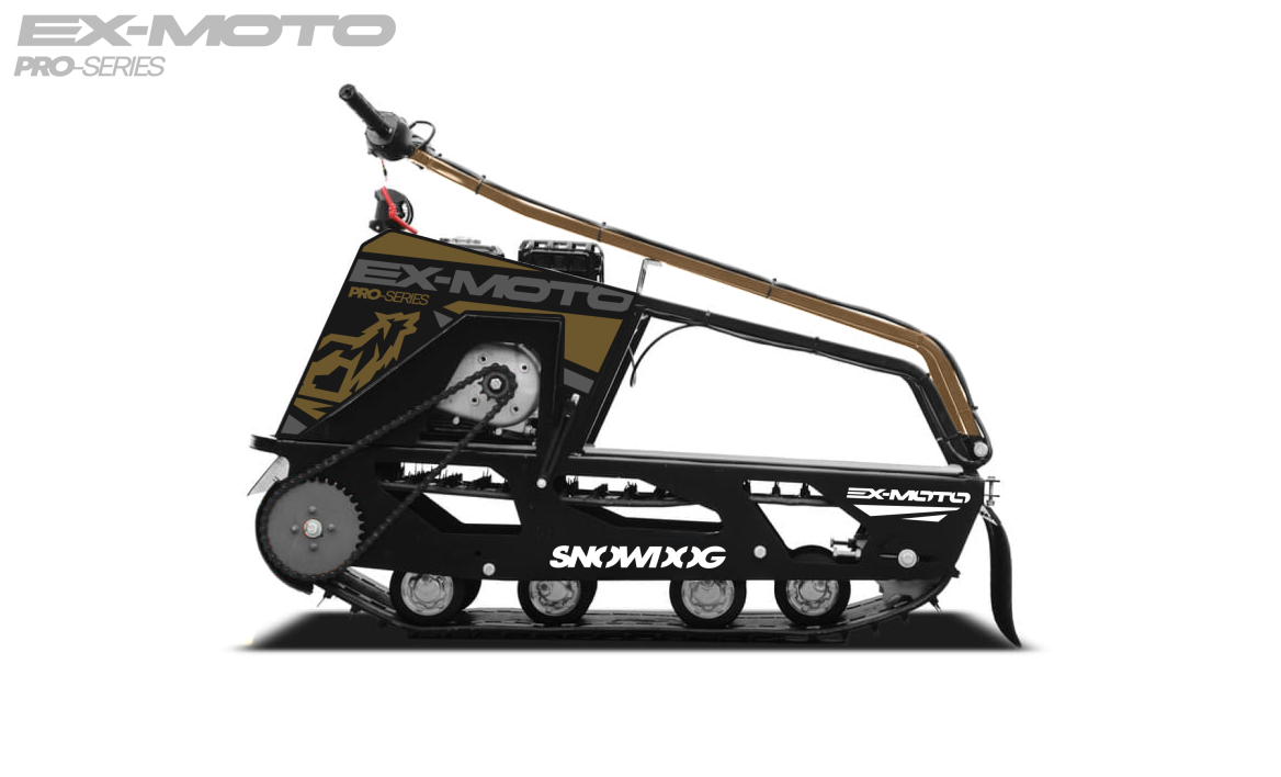 Мотобуксировщик EX-MOTO SNOWDOG S380 8л.с. в Реутове