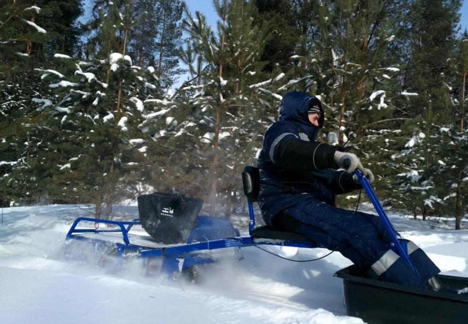 Мотобуксировщик толкач Альбатрос-XL8 с модулем. Без фары, склизы в Реутове
