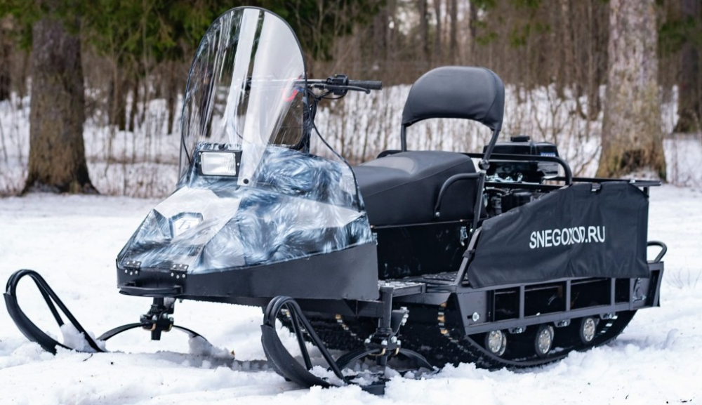 Миниснегоход Бурлак Егерь Экспедитор 15 л.с. , реверс, тормоз, капот белый в Реутове