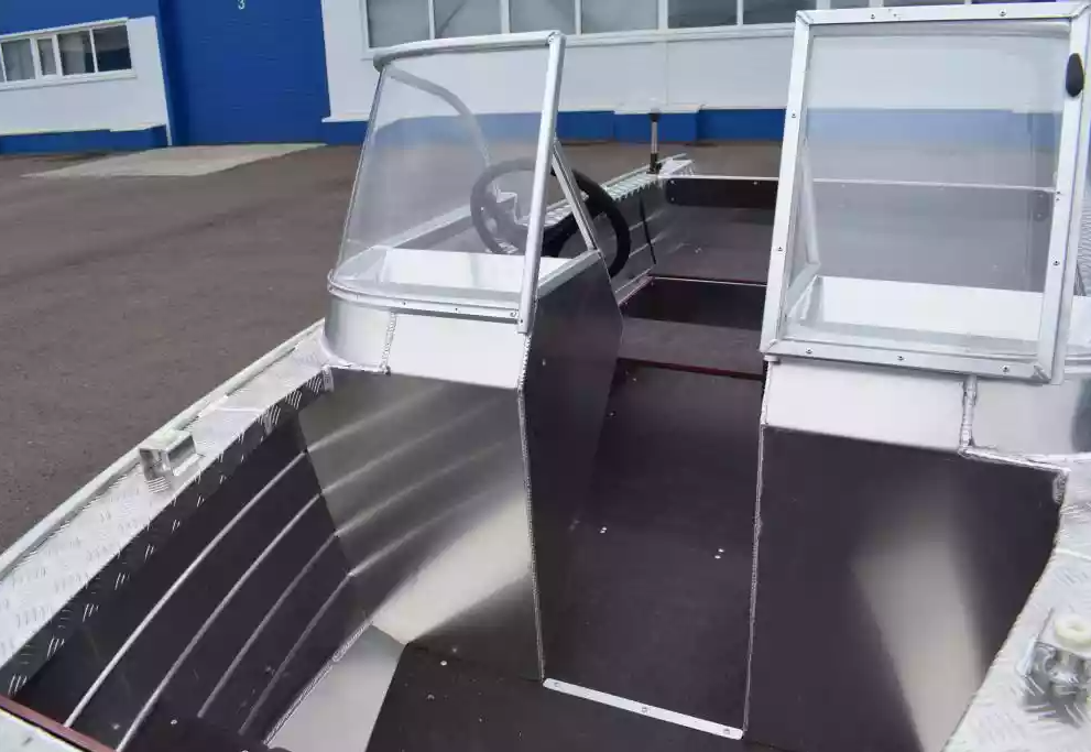 Алюминиевая лодка Wyatboat-390 DCM Увеличенный борт в Реутове