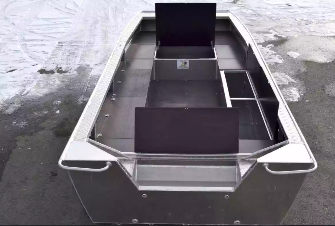 Алюминиевая лодка Wyatboat-490 Jonboat в Реутове