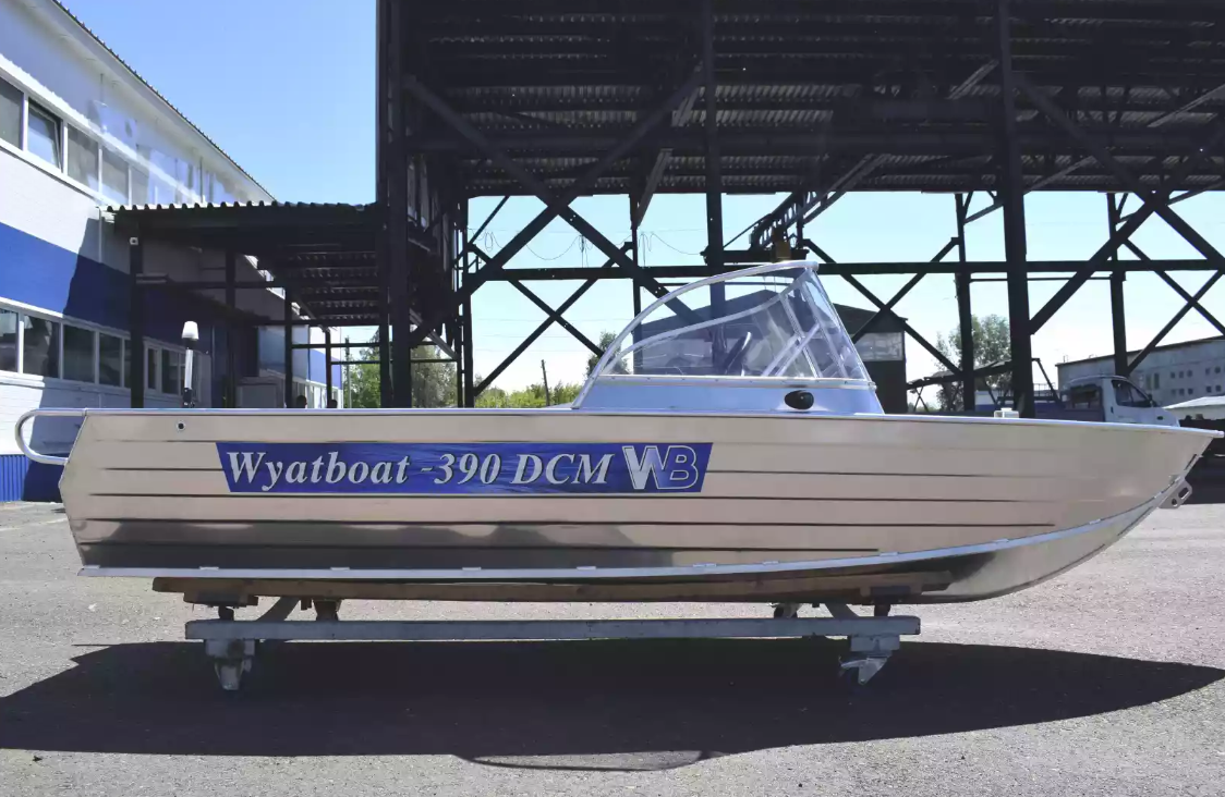 Алюминиевая лодка Wyatboat-390 DCM в Реутове