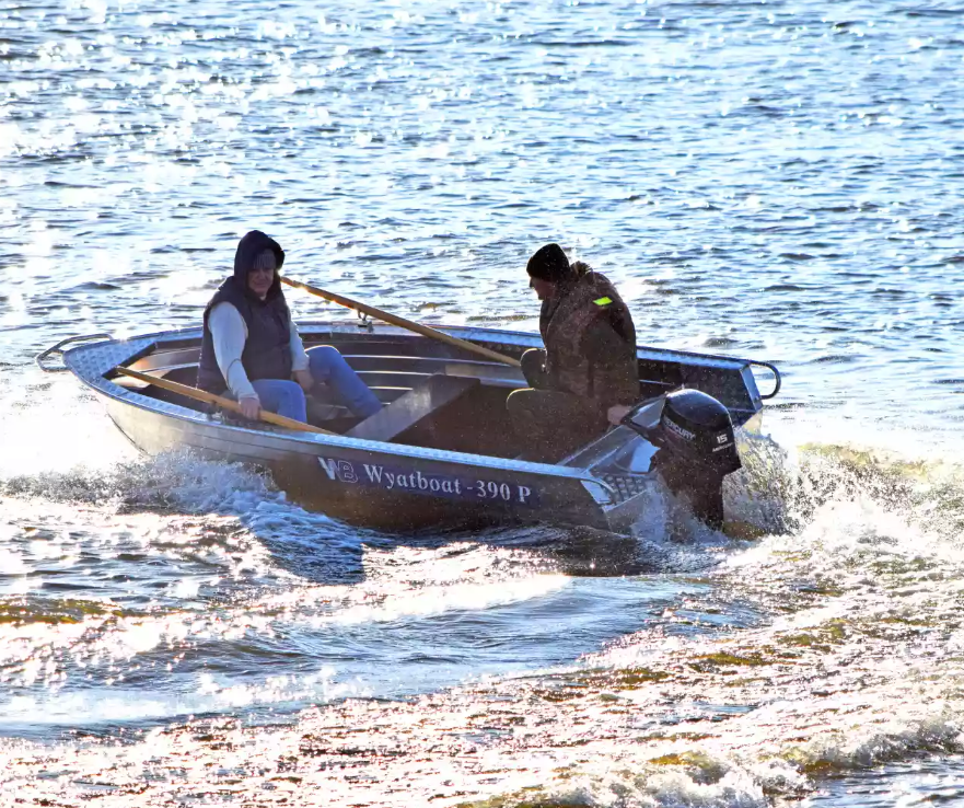 Алюминиевая лодка Wyatboat-390 P в Реутове