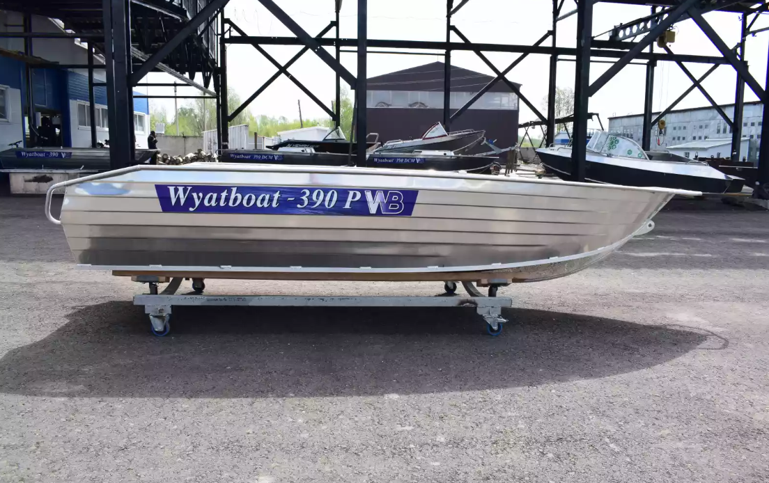 Алюминиевая лодка Wyatboat-390Р Увеличенный борт в Реутове