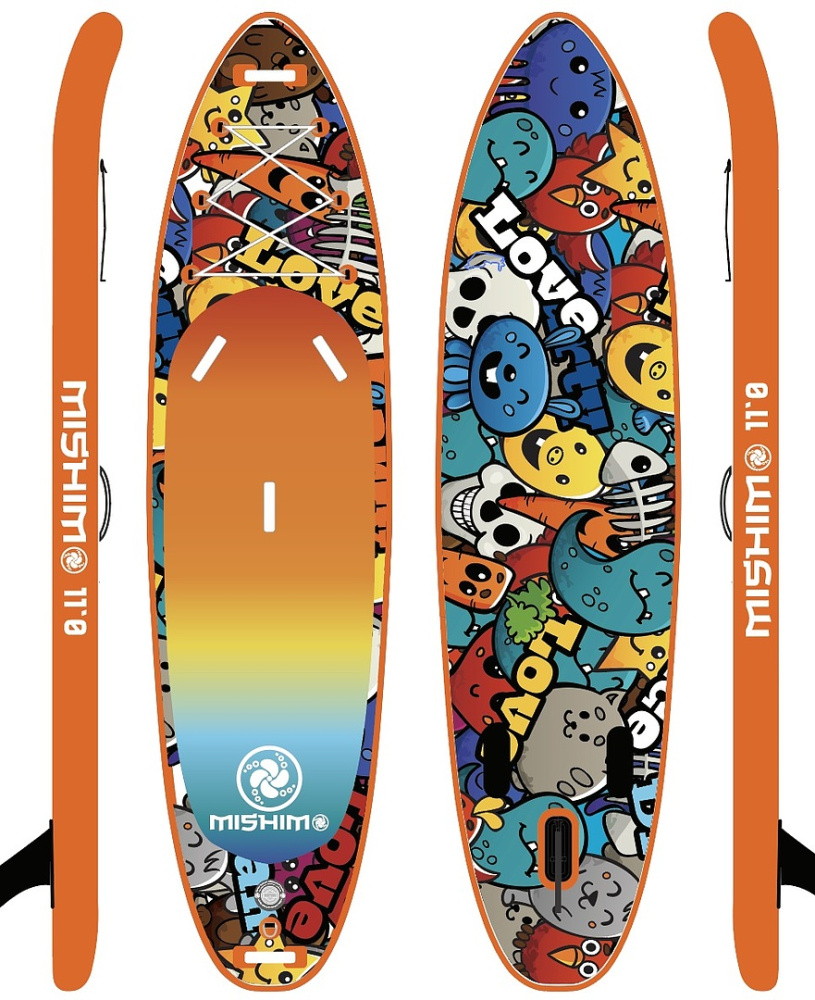 SUP (САП) Доска MISHIMO CRAZY-LINE 10.6’ (325см) в Реутове