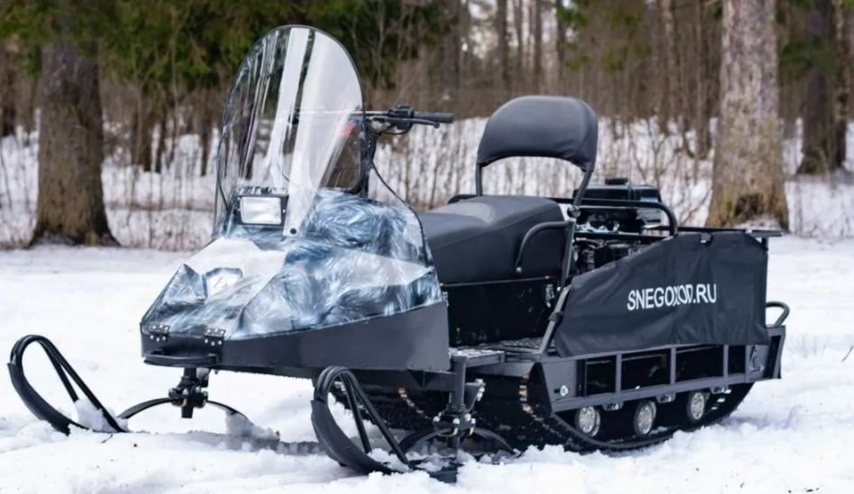 Миниснегоход Егерь Экспедитор 20 л.с. , реверс, тормоз, капот белый в Реутове