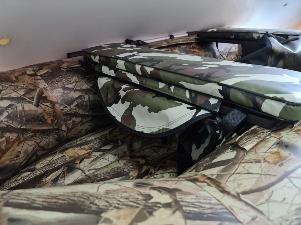 КОМПЛЕКТ МЯГКИХ НАКЛАДОК С СУМКОЙ ДЛЯ ЛОДОК 80Х20 КАМУФЛЯЖ в Реутове