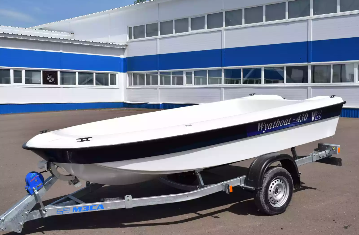 Стеклопластиковая лодка Wyatboat 430 тримаран в Реутове