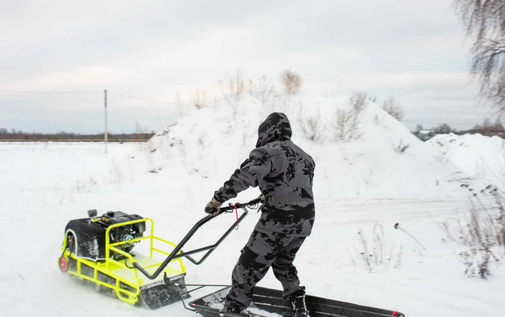 Мотобуксировщик Бурлак ХОЗЯИН-1 (капот металл) в Реутове
