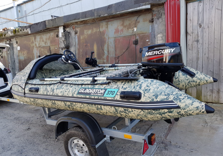 НАДУВНАЯ ЛОДКА GLADIATOR C370AL в Реутове