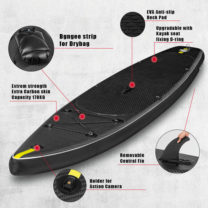 SUP (САП) ДОСКА MISHIMO CARBON DARKSIDE 10.6’ (325СМ) в Реутове