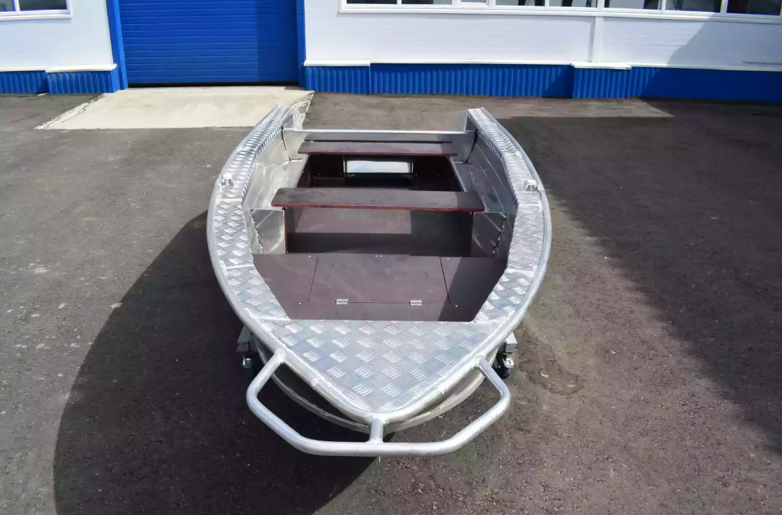 Алюминиевая лодка Wyatboat-390Р Увеличенный борт в Реутове