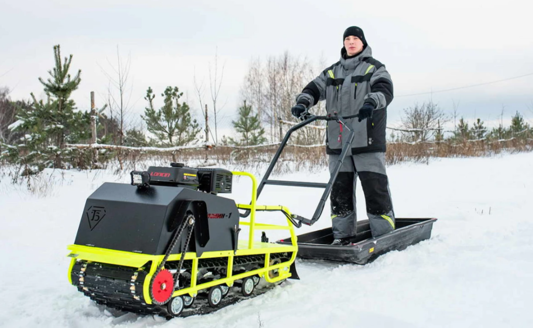 Мотобуксировщик Бурлак ХОЗЯИН-1 (капот металл) в Реутове