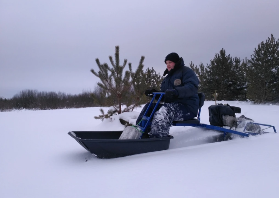 Мотобуксировщик толкач Альбатрос-XL8 с модулем. Без фары, склизы в Реутове