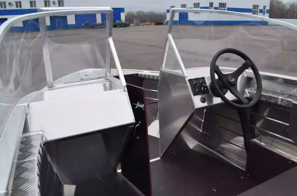 Алюминиевая лодка Wyatboat-390 DCM Увеличенный борт в Реутове