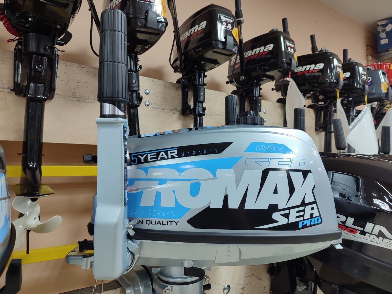 Лодочный мотор PROMAX SP5FHS (внешний бак 12 л) в Реутове