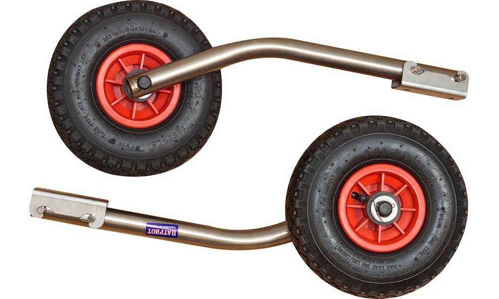 Транцевые колеса модульные удлиненные из нержавеющей стали в Реутове