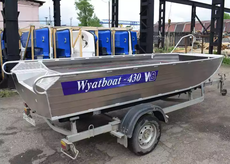 Алюминиевая лодка  Wyatboat-430 Master в Реутове
