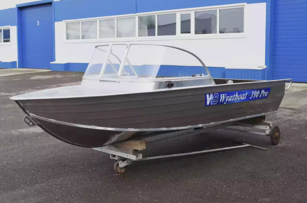 Алюминиевая лодка Wyatboat-390 Pro в Реутове