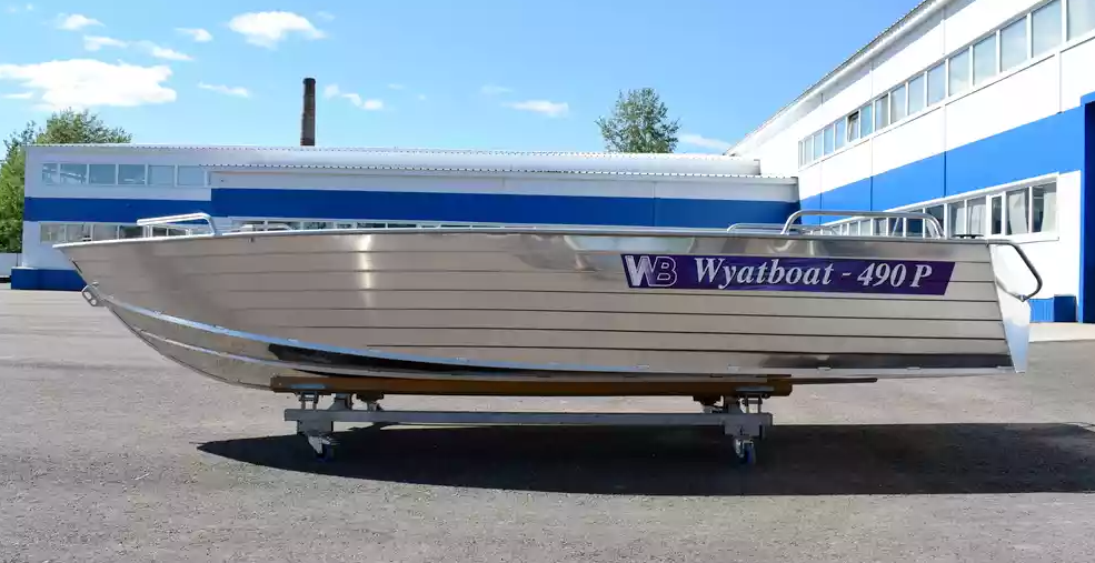 Алюминиевая лодка Wyatboat-490 P в Реутове