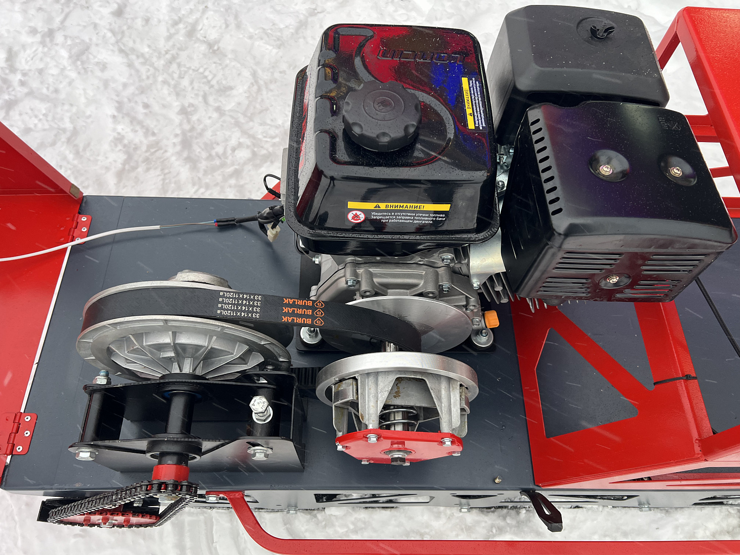 Мотобуксировщик EX-MOTO SNOWDOG S500 15л.с в Реутове