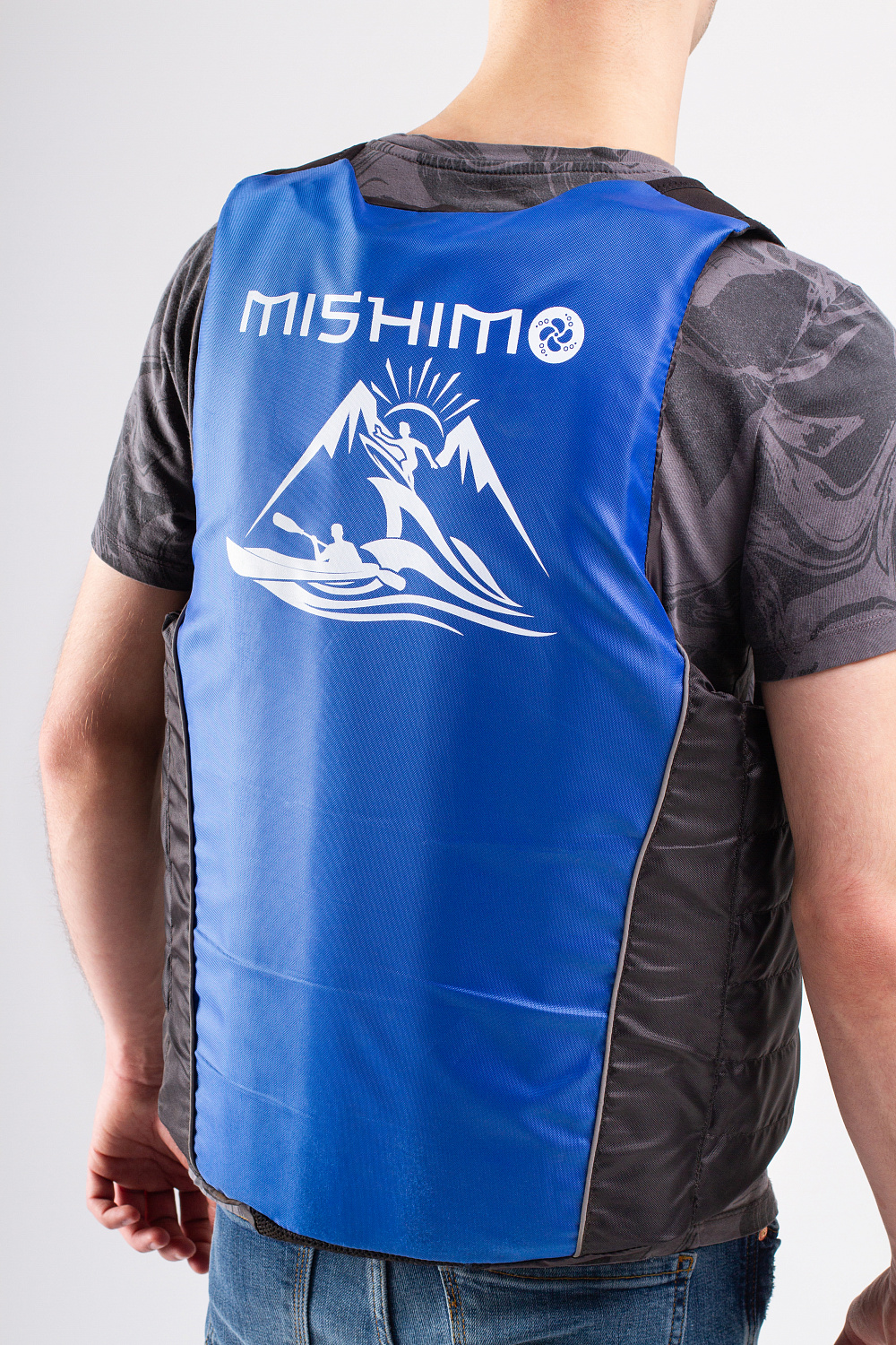 Жилет спасательный MISHIMO PRO Премиум качества Черно-синий в Реутове