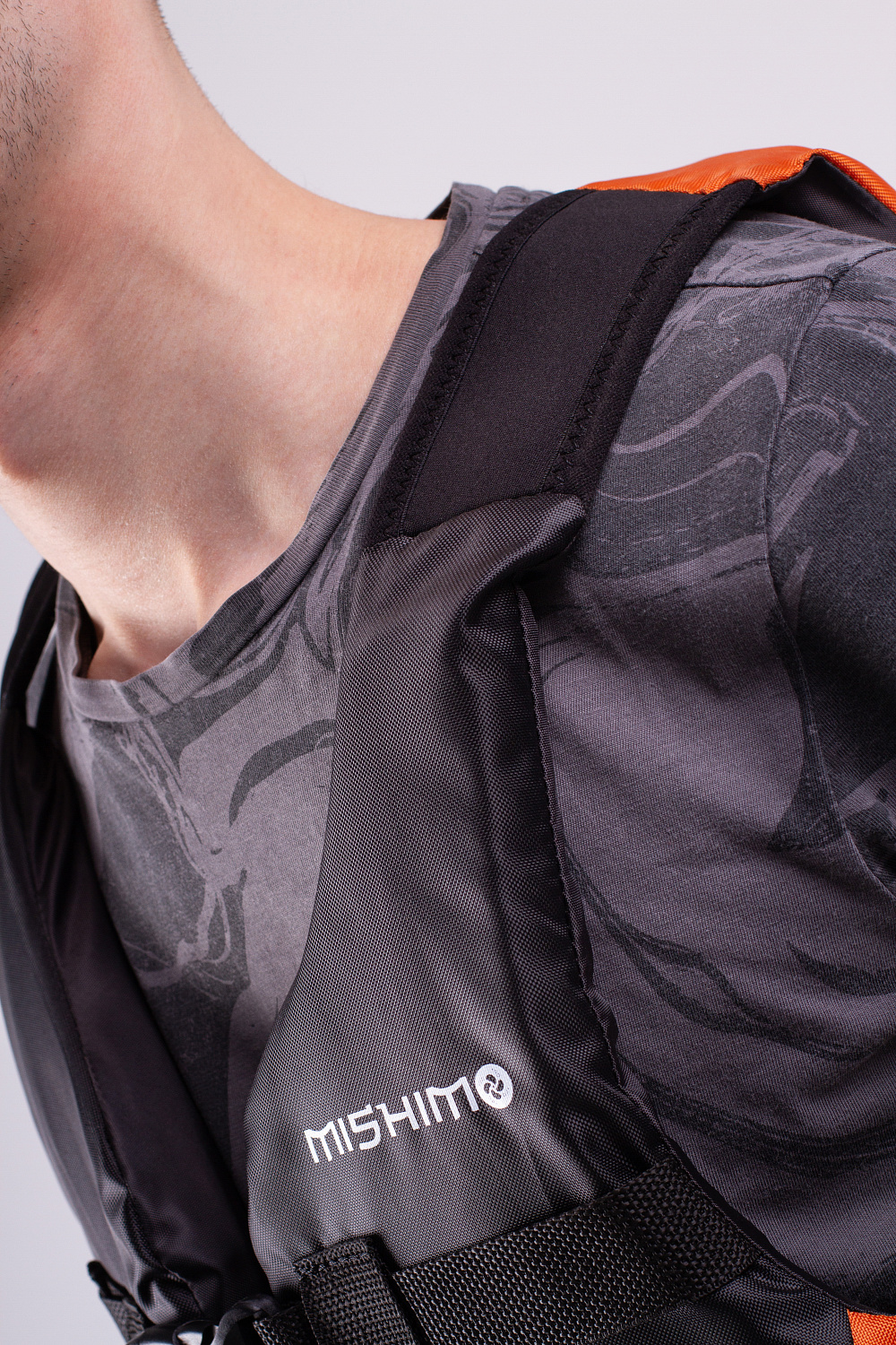 Жилет спасательный MISHIMO PRO Премиум качества Черно-оранжевый в Реутове